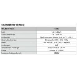 Brûleur Fioul Bas NOX Gulliver BGK1 - 18 à 35 KW - RIELLO : 3737006 -RIELLO Soldes Magasin 17920630 3