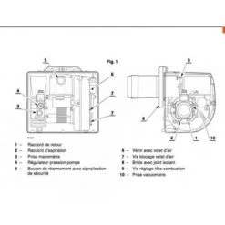 Brûleur Fioul Millenium Riello 40G3 - 19 à 35kw - Réf. 3743140 -RIELLO Soldes Magasin 24050498 3
